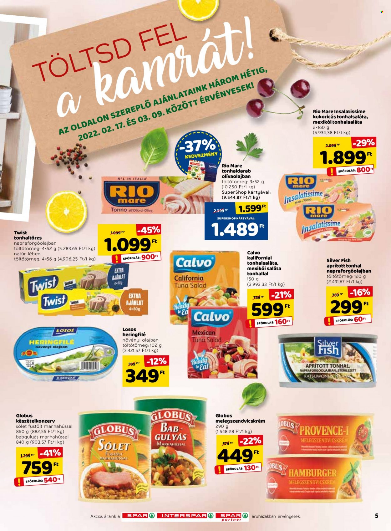 SPAR akciós újságok - 2022.02.17 - 2022.02.23. Oldal 7
