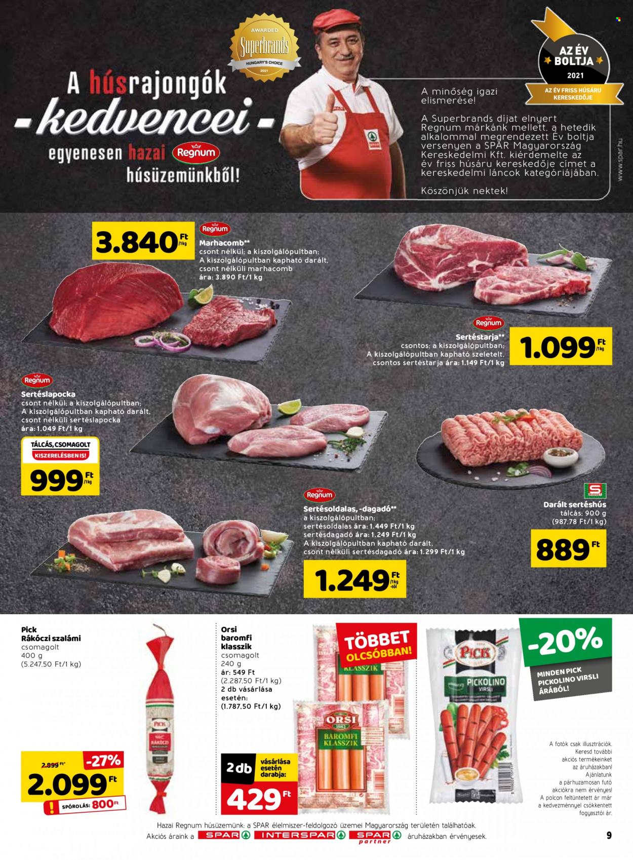SPAR akciós újságok - 2022.02.17 - 2022.02.23. Oldal 13