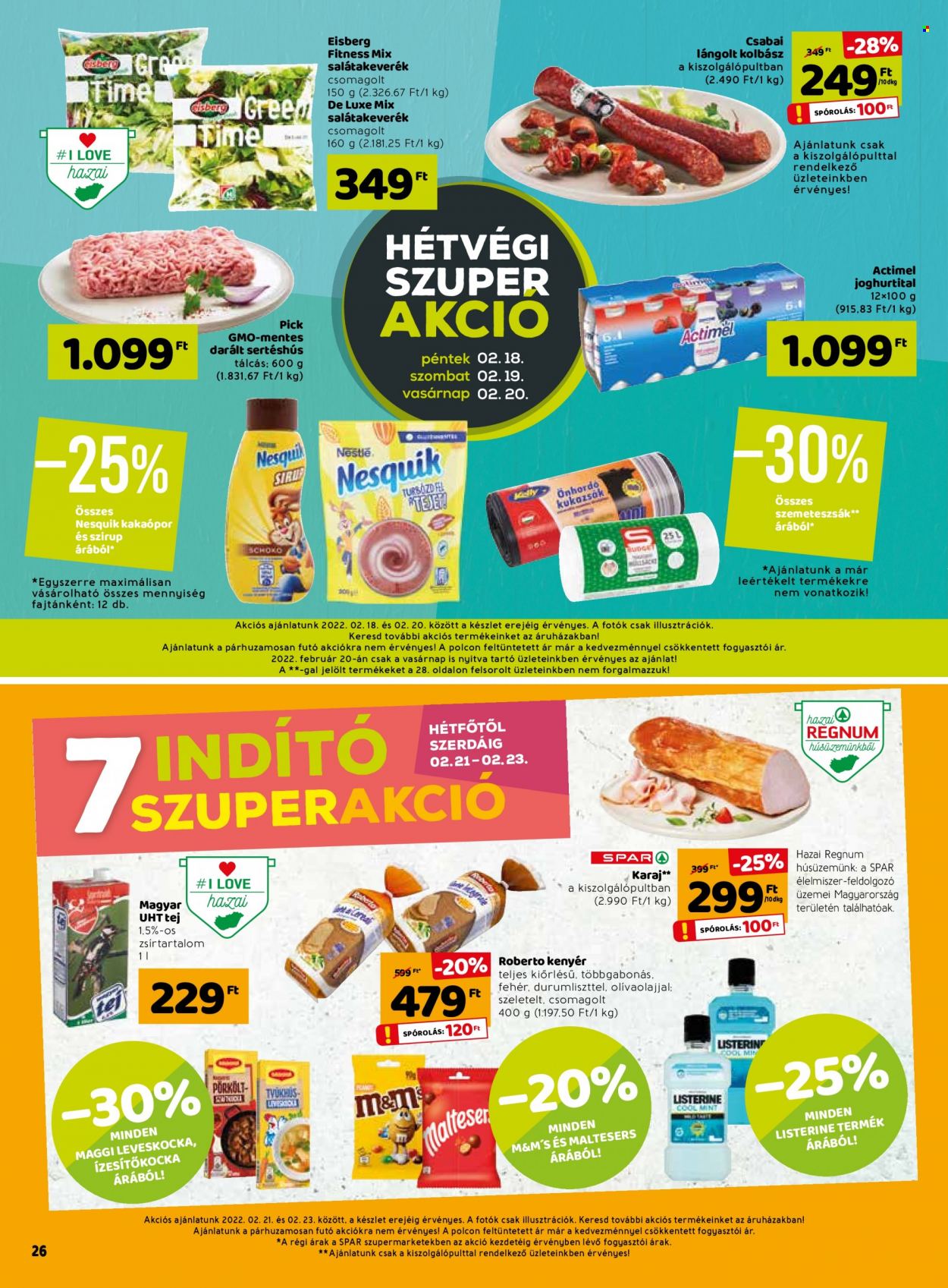SPAR akciós újságok - 2022.02.17 - 2022.02.23. Oldal 32