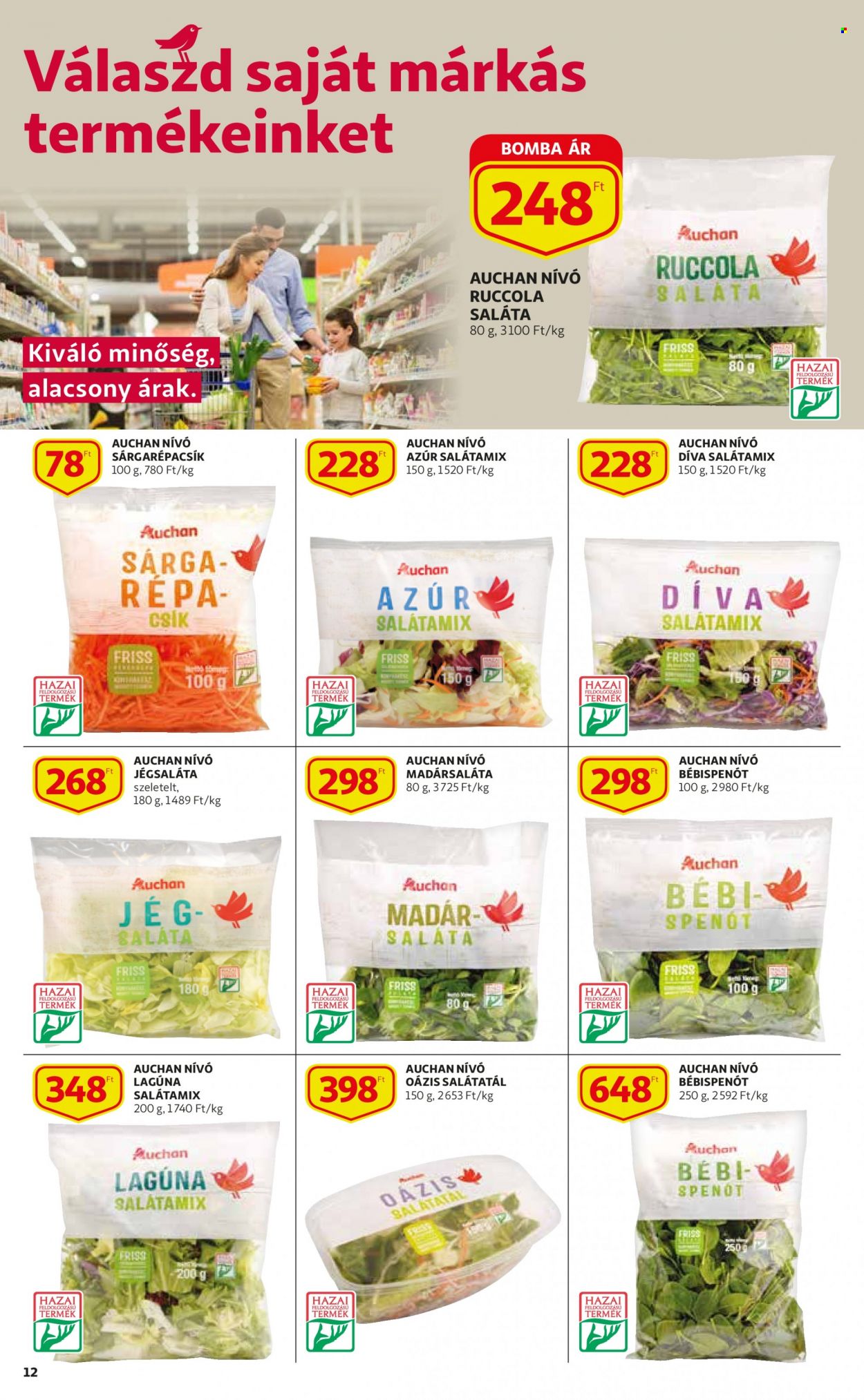 Auchan akciós újságok - 2022.02.17 - 2022.03.02. Oldal 12