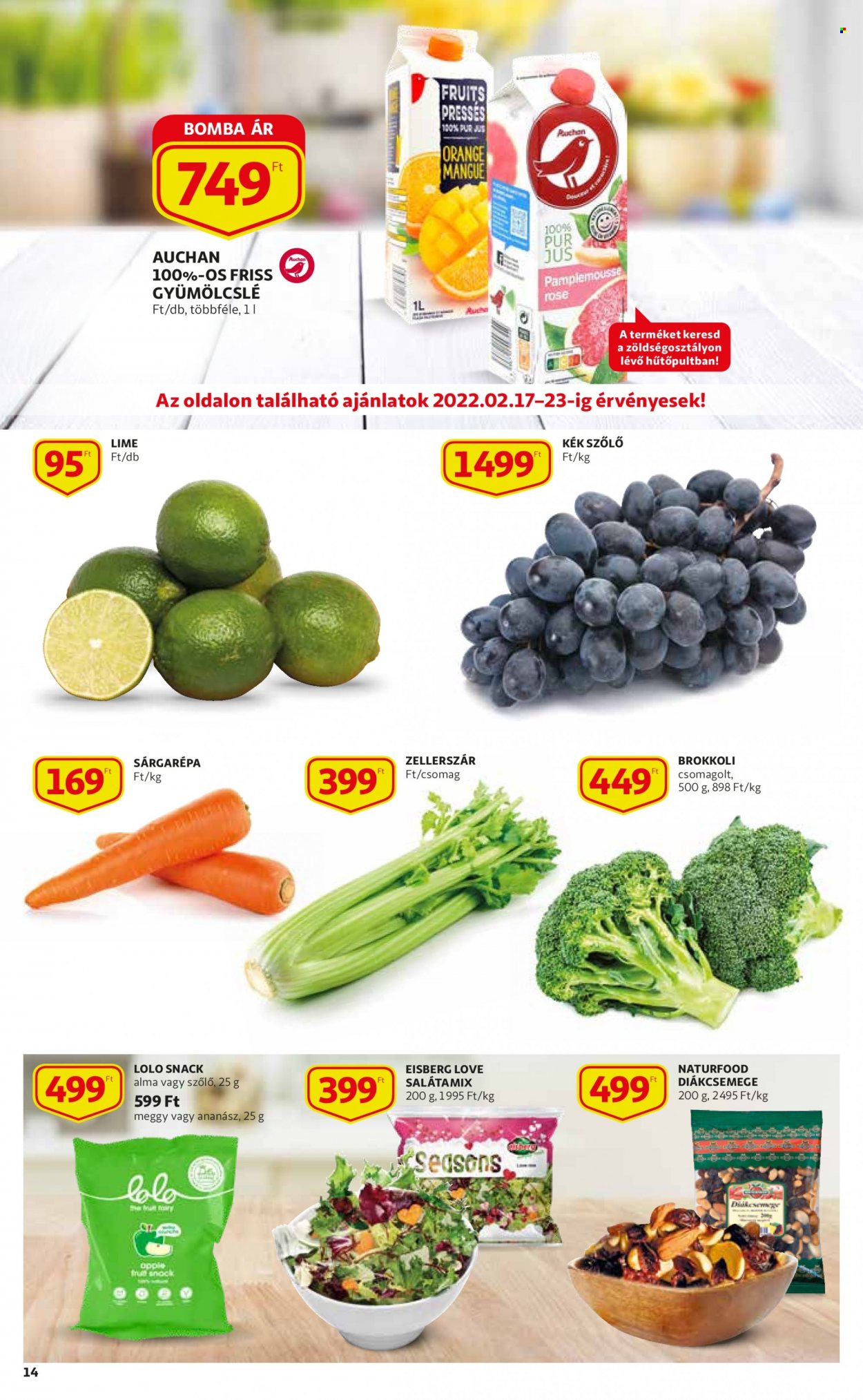 Auchan akciós újságok - 2022.02.17 - 2022.03.02. Oldal 14
