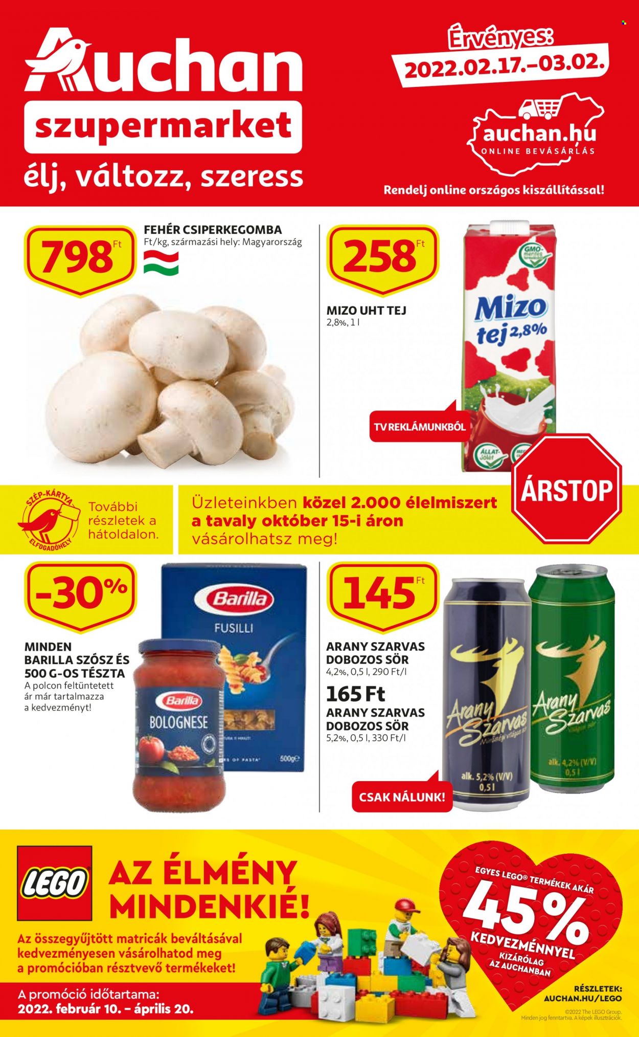 Auchan akciós újságok - 2022.02.17 - 2022.03.02. Oldal 1
