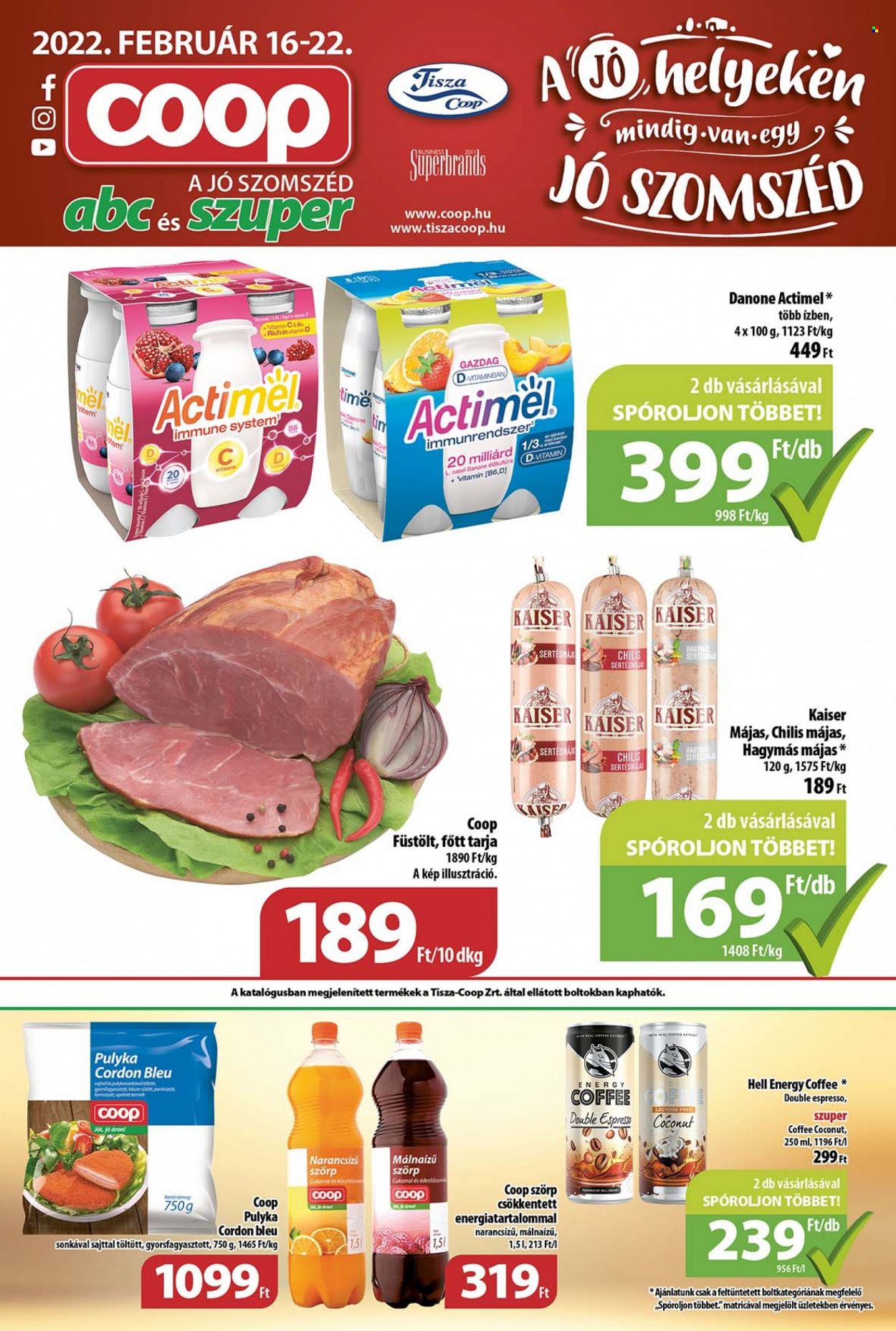 Coop akciós újságok - 2022.02.16 - 2022.02.22. Oldal 1