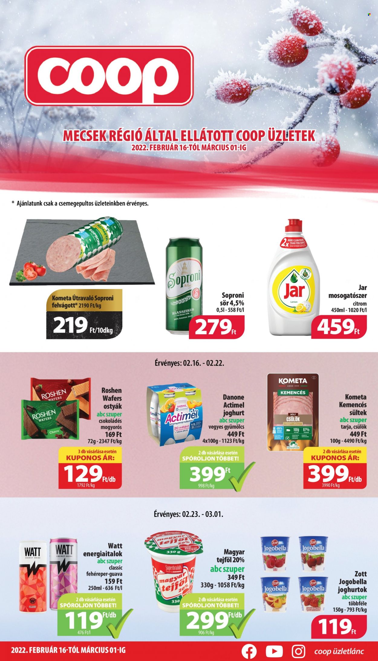 Coop akciós újságok - 2022.02.16 - 2022.03.01. Oldal 1