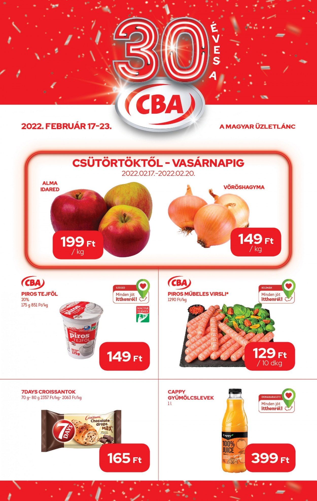 CBA akciós újságok - 2022.02.17 - 2022.02.23. Oldal 1