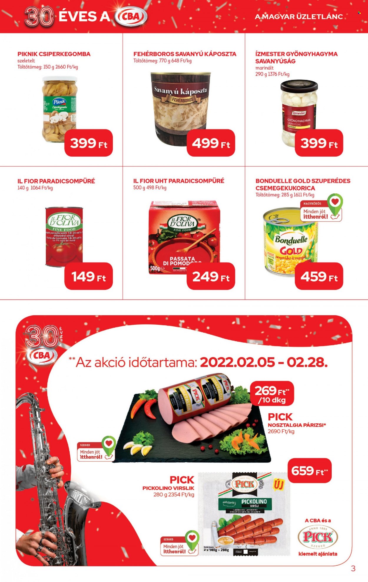 CBA akciós újságok - 2022.02.17 - 2022.02.23. Oldal 3