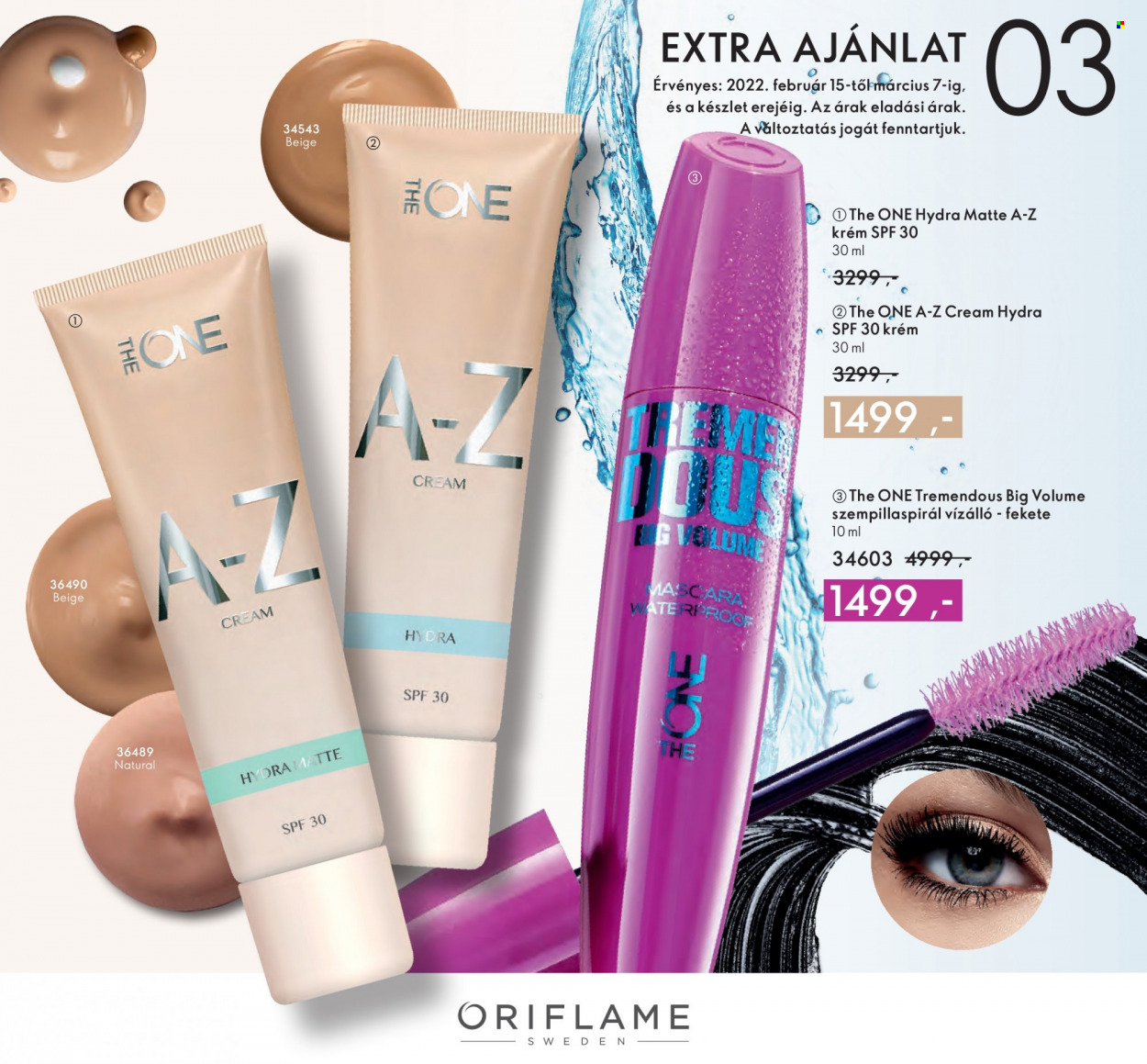 Oriflame akciós újságok - 2022.02.15 - 2022.03.07. Oldal 1