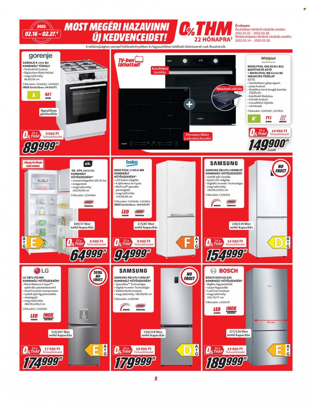 MediaMarkt akciós újságok - 2022.02.16 - 2022.02.27. Oldal 5