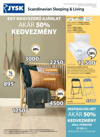 Újság JYSK - 2022.02.17 - 2022.03.02.