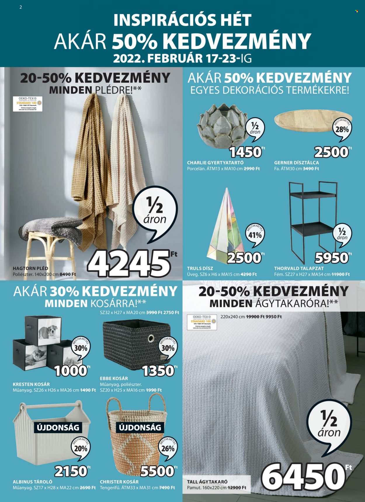 JYSK akciós újságok - 2022.02.17 - 2022.03.02. Oldal 2
