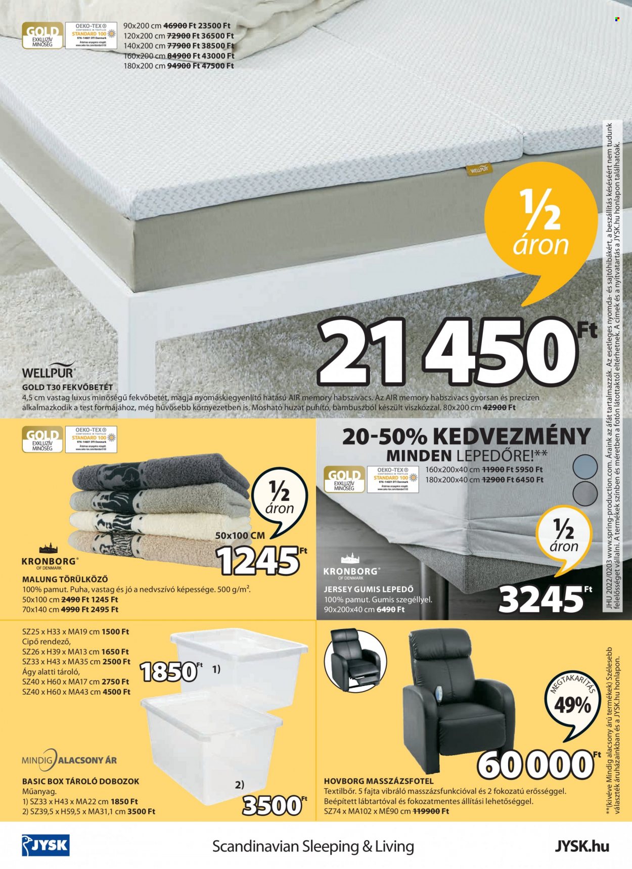 JYSK akciós újságok - 2022.02.17 - 2022.03.02. Oldal 16