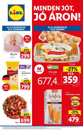 Újság Lidl - 2022.02.24 - 2022.03.02.