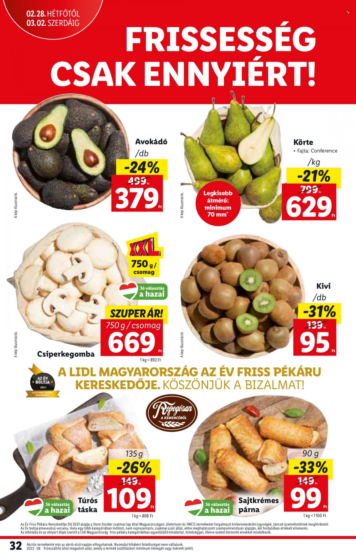 Lidl akciós újságok - 2022.02.24 - 2022.03.02. Oldal 32