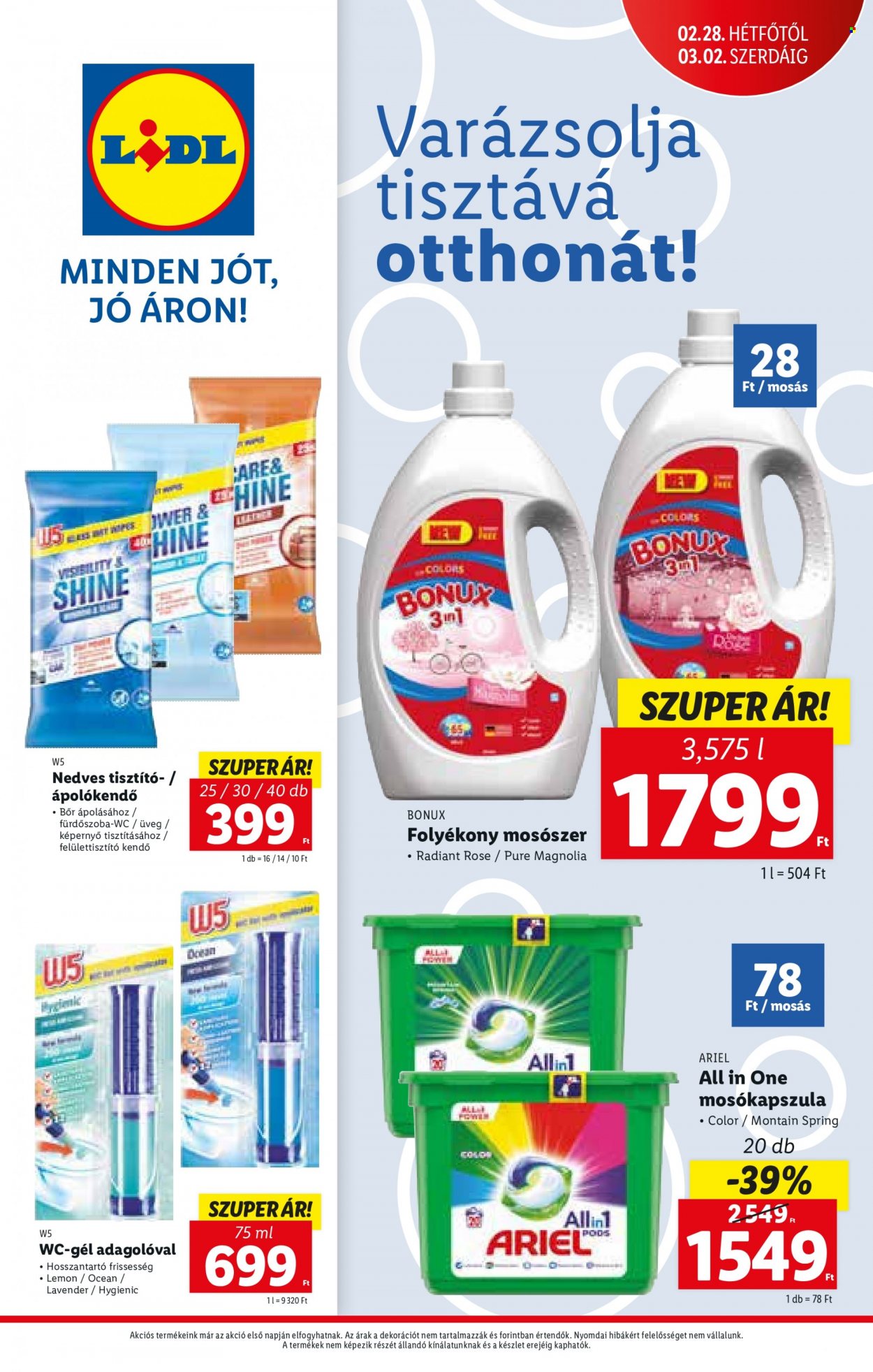 Lidl akciós újságok - 2022.02.24 - 2022.03.02. Oldal 40