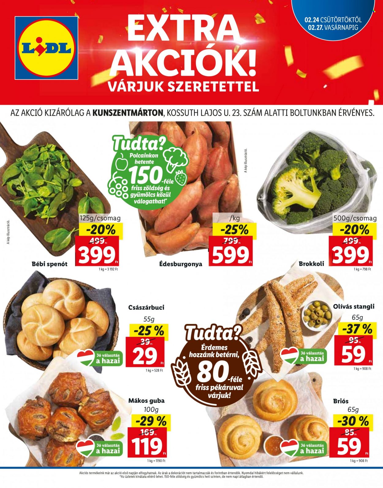 Lidl akciós újságok - 2022.02.24 - 2022.02.27. Oldal 1