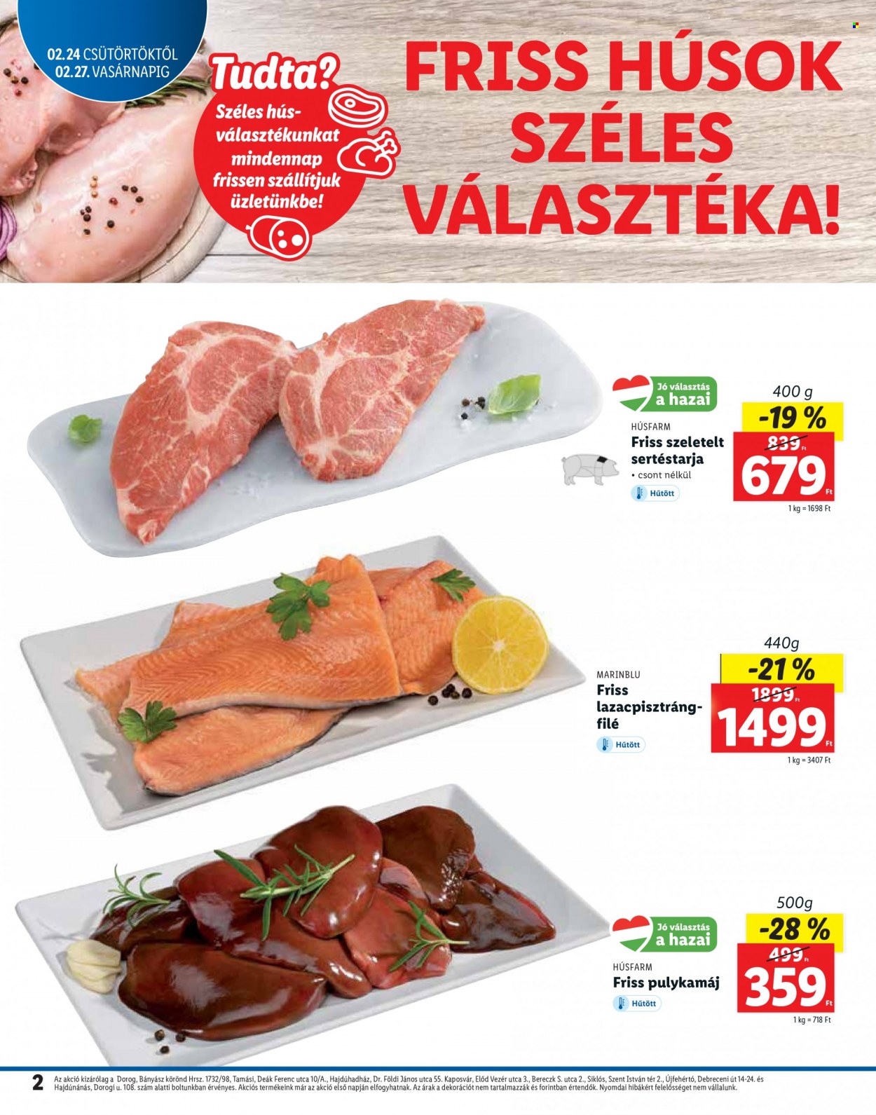Lidl akciós újságok - 2022.02.24 - 2022.02.27. Oldal 2