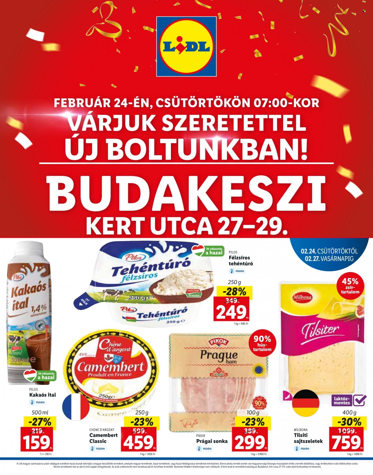 Lidl akciós újságok - 2022.02.24 - 2022.02.27. Oldal 1
