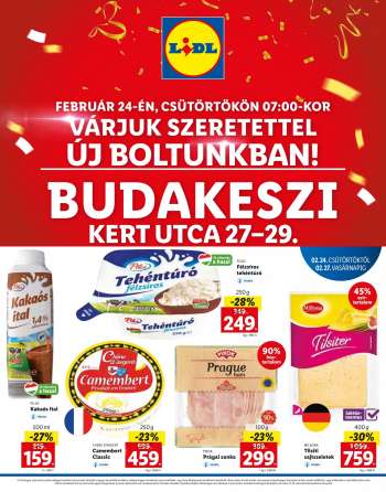 Újság Lidl - 2022.02.24 - 2022.02.27.