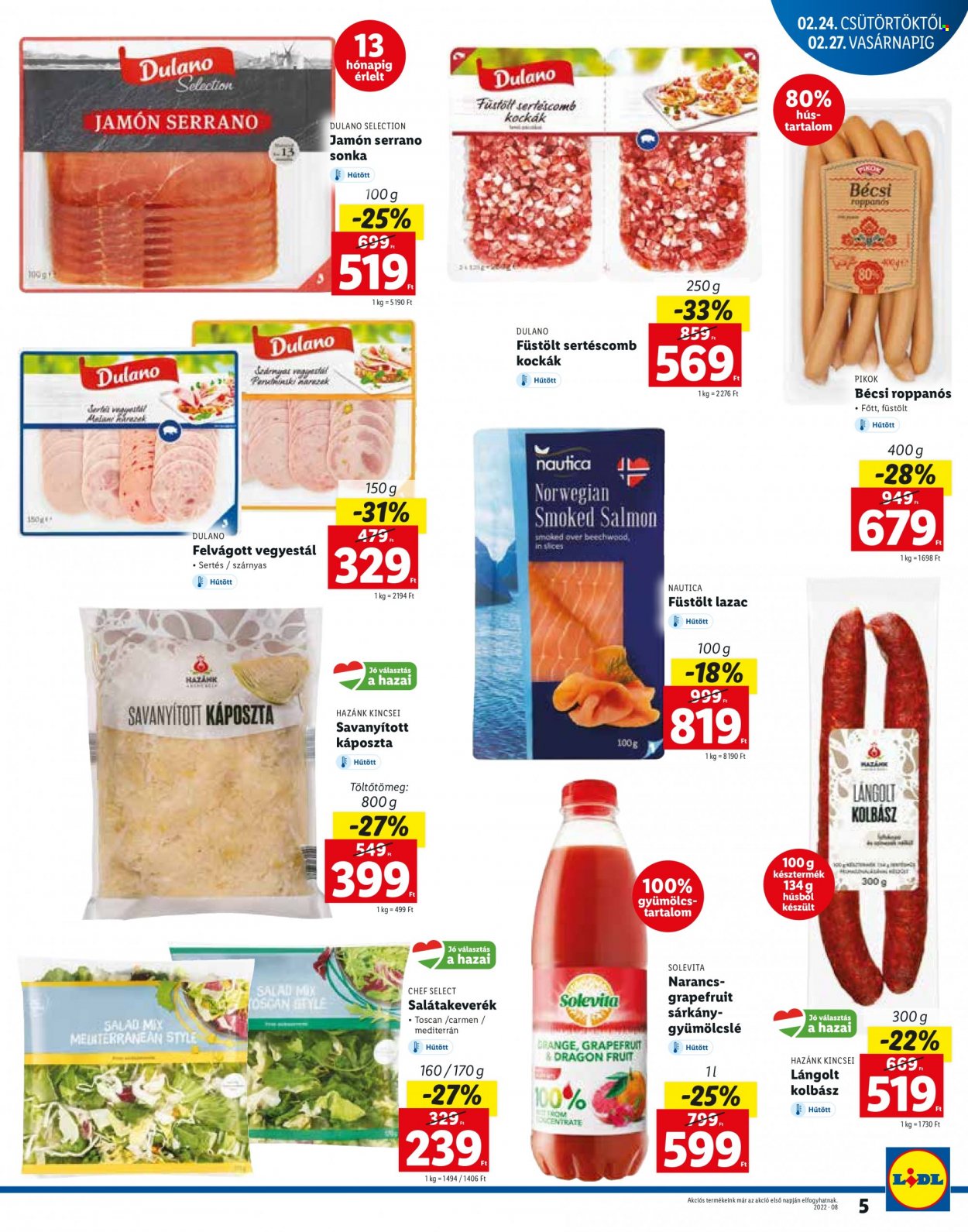 Lidl akciós újságok - 2022.02.24 - 2022.02.27. Oldal 5