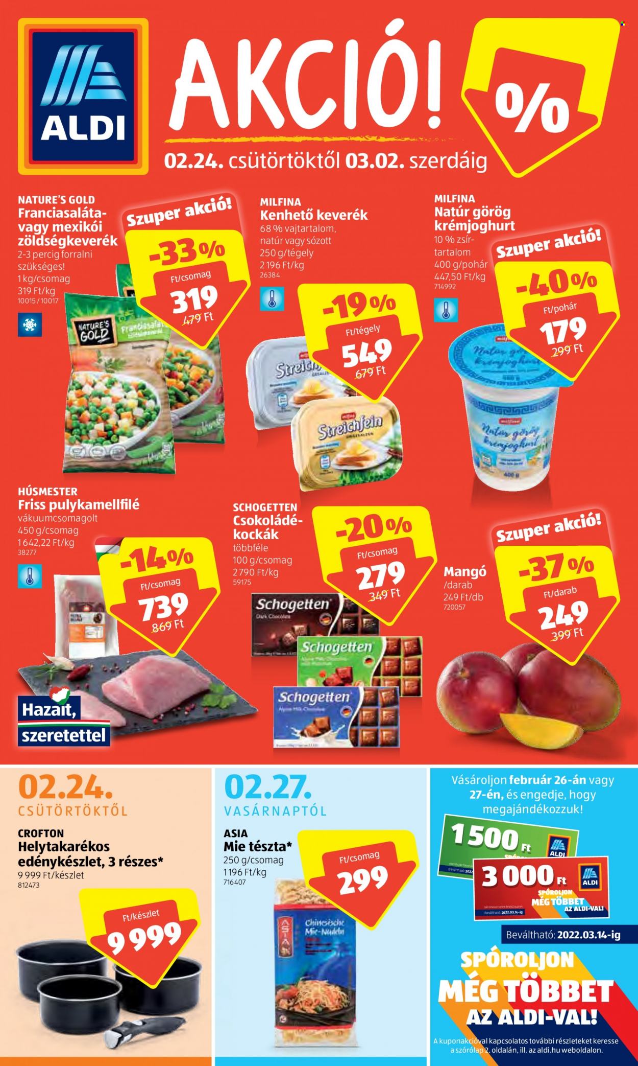 Aldi akciós újságok - 2022.02.24 - 2022.03.02. Oldal 1