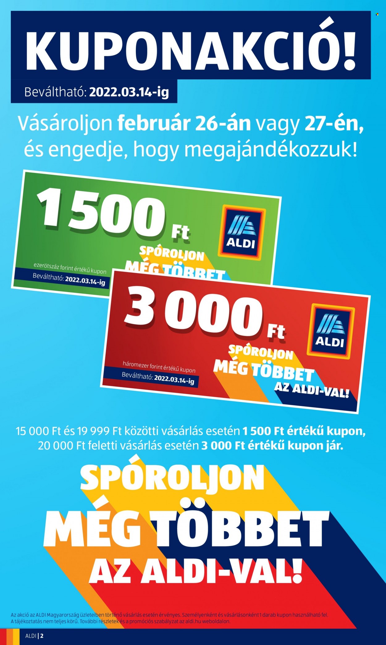 Aldi akciós újságok - 2022.02.24 - 2022.03.02. Oldal 2