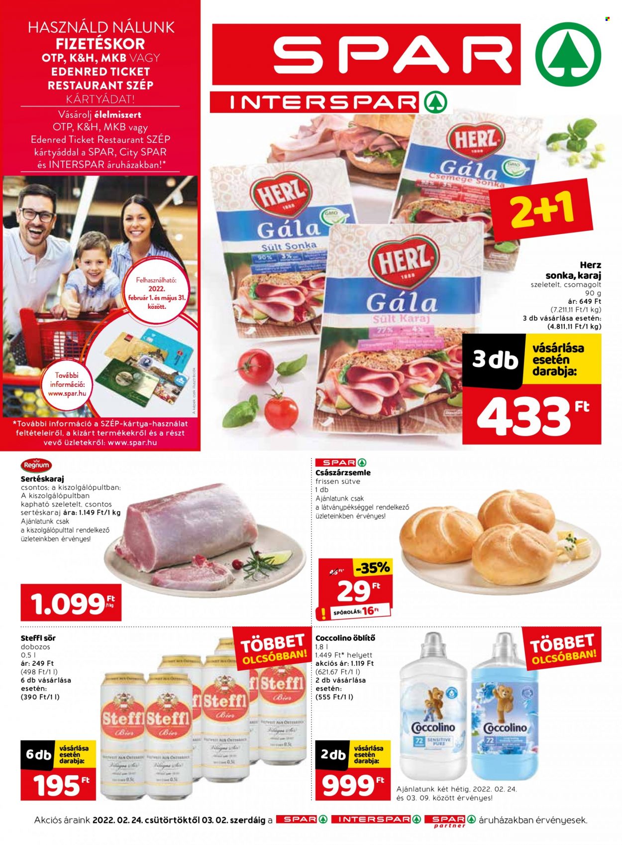 SPAR akciós újságok - 2022.02.24 - 2022.03.02. Oldal 1