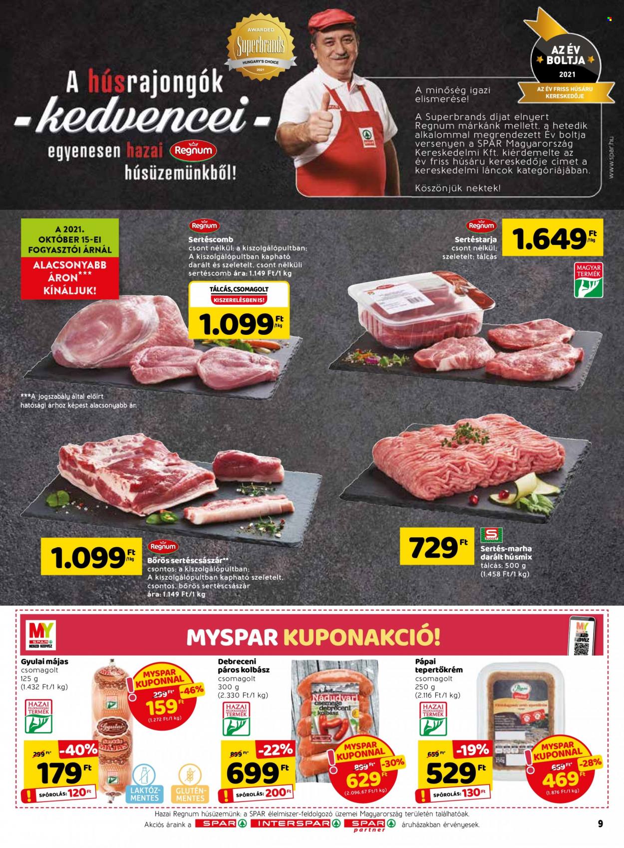SPAR akciós újságok - 2022.02.24 - 2022.03.02. Oldal 13