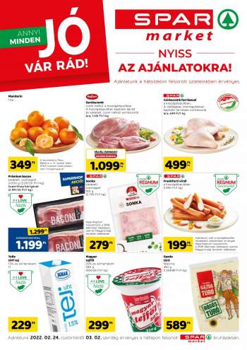 Újság SPAR market - 2022.02.24 - 2022.03.02.