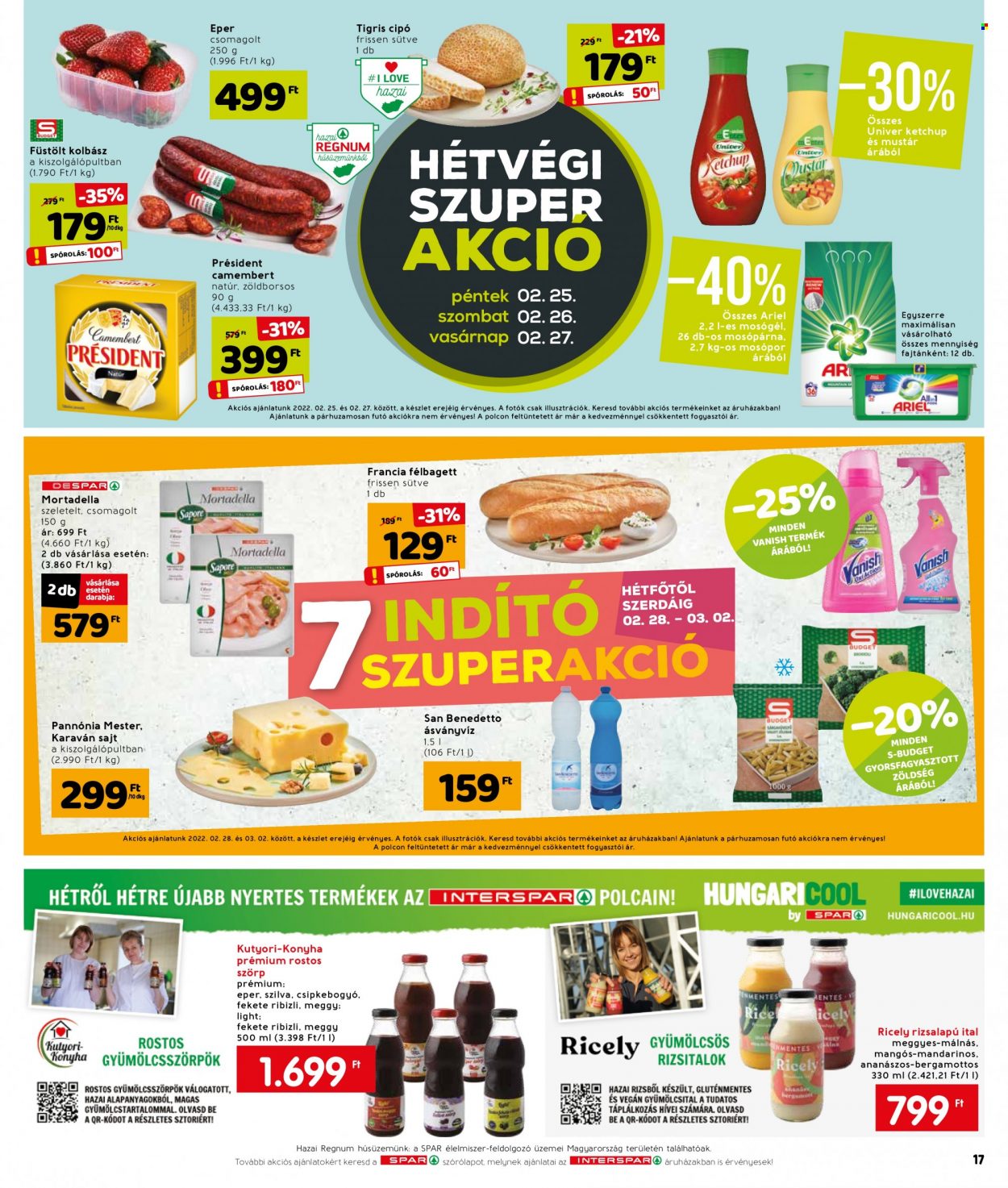 INTERSPAR akciós újságok - 2022.02.24 - 2022.03.02. Oldal 23