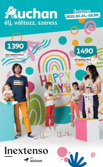 Újság Auchan - 2022.02.24 - 2022.03.09.