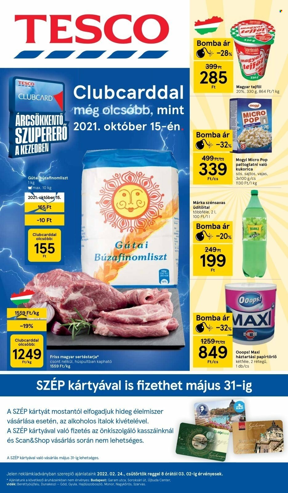 TESCO akciós újságok - 2022.02.24 - 2022.03.02. Oldal 1