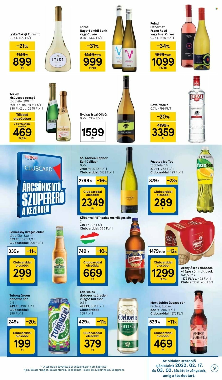 TESCO akciós újságok - 2022.02.24 - 2022.03.02. Oldal 9