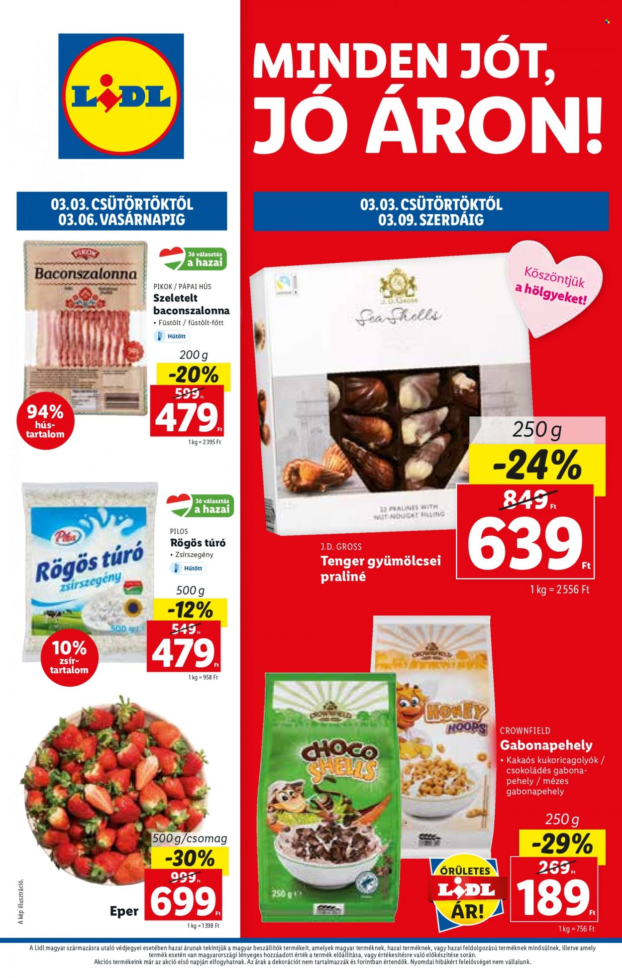 Lidl akciós újságok - 2022.03.03 - 2022.03.09. Oldal 1