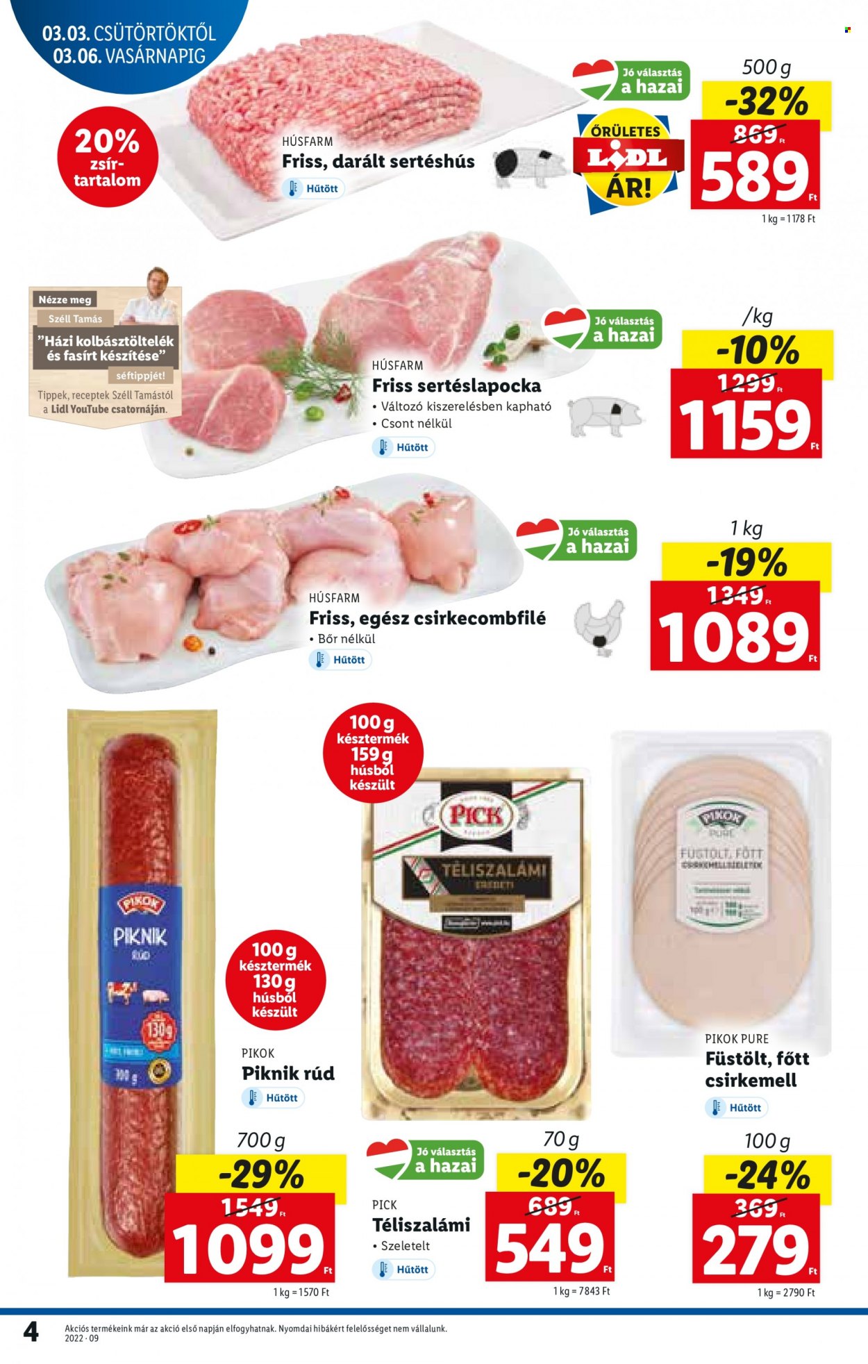 Lidl akciós újságok - 2022.03.03 - 2022.03.09. Oldal 4