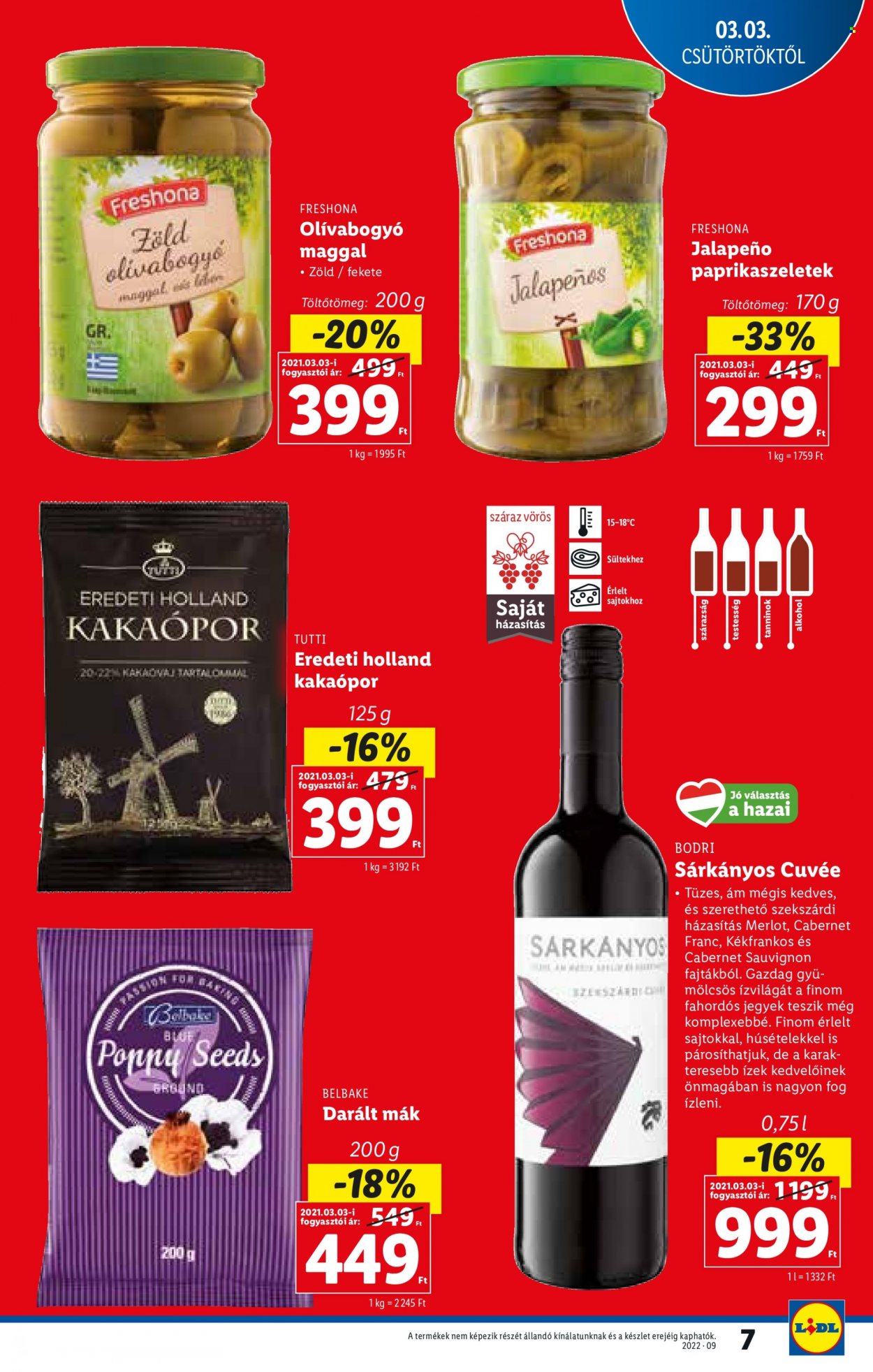 Lidl akciós újságok - 2022.03.03 - 2022.03.09. Oldal 7