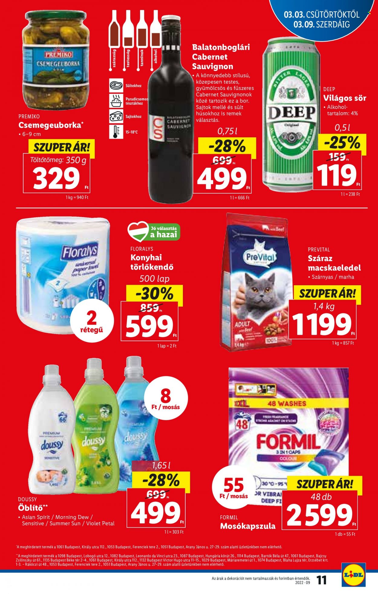 Lidl akciós újságok - 2022.03.03 - 2022.03.09. Oldal 11