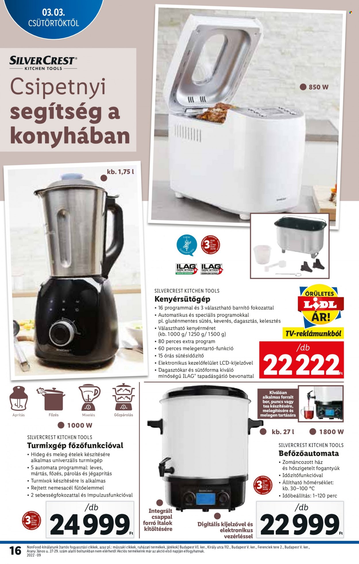 Lidl akciós újságok - 2022.03.03 - 2022.03.09. Oldal 16
