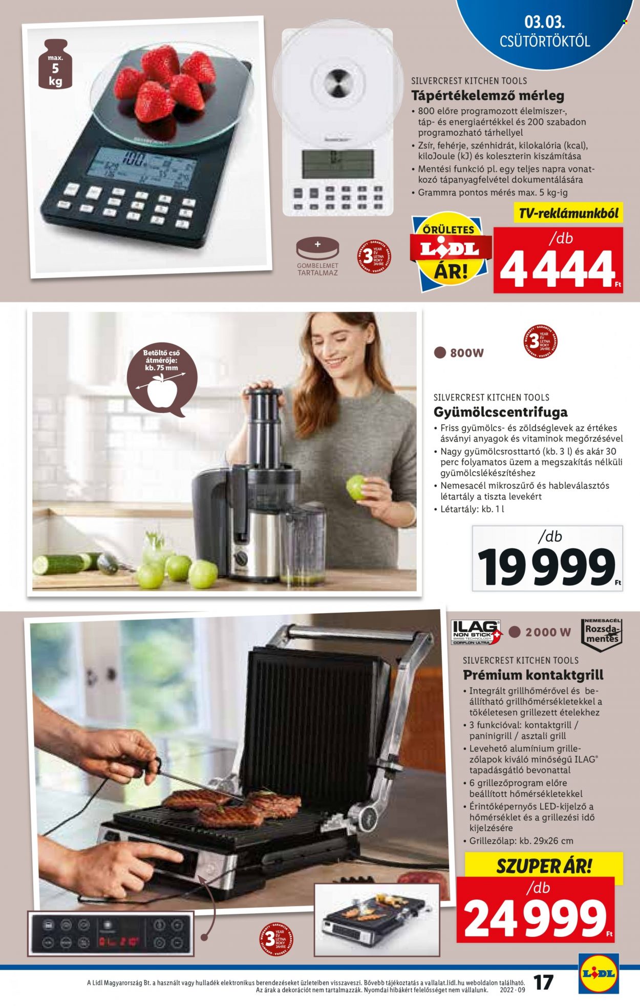 Lidl akciós újságok - 2022.03.03 - 2022.03.09. Oldal 17