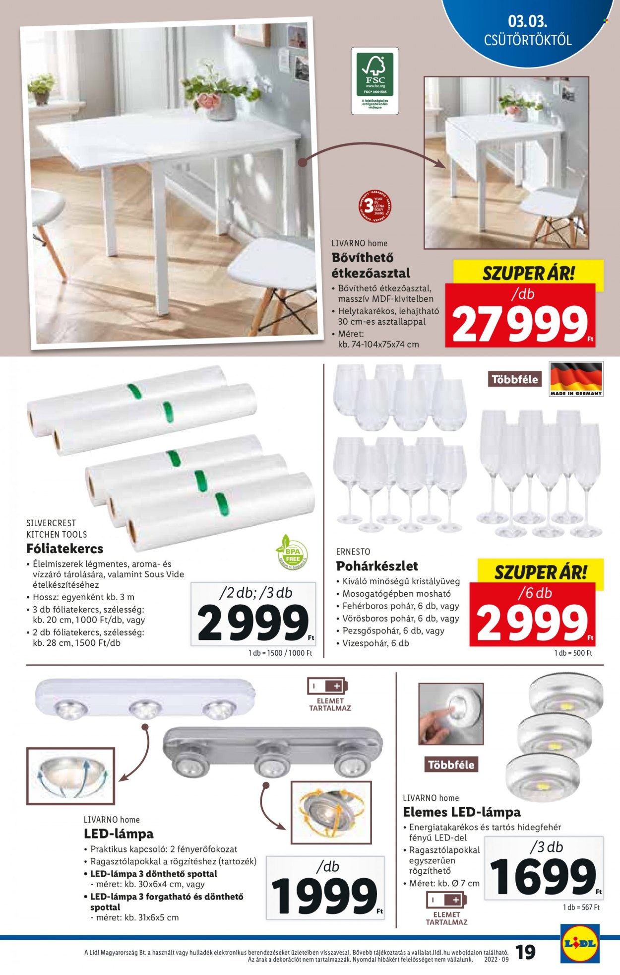 Lidl akciós újságok - 2022.03.03 - 2022.03.09. Oldal 19