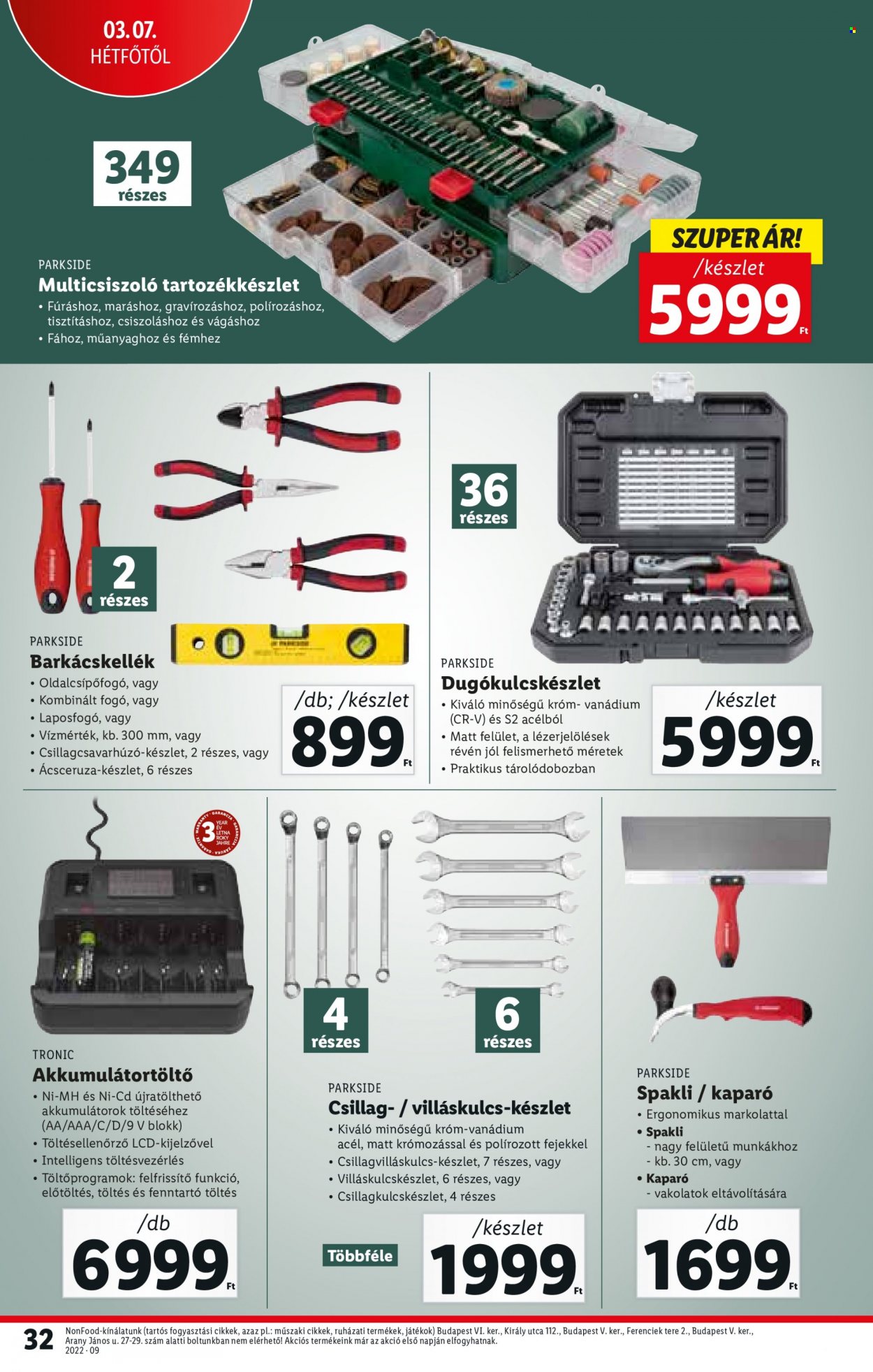 Lidl akciós újságok - 2022.03.03 - 2022.03.09. Oldal 32