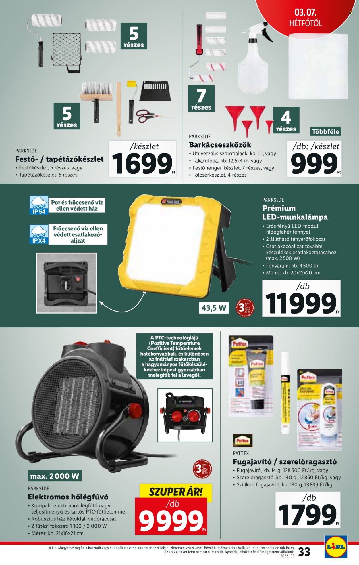 Lidl akciós újságok - 2022.03.03 - 2022.03.09. Oldal 33