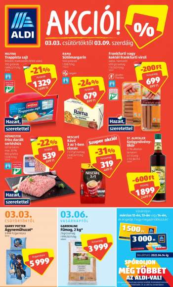Újság Aldi - 2022.03.03 - 2022.03.09.