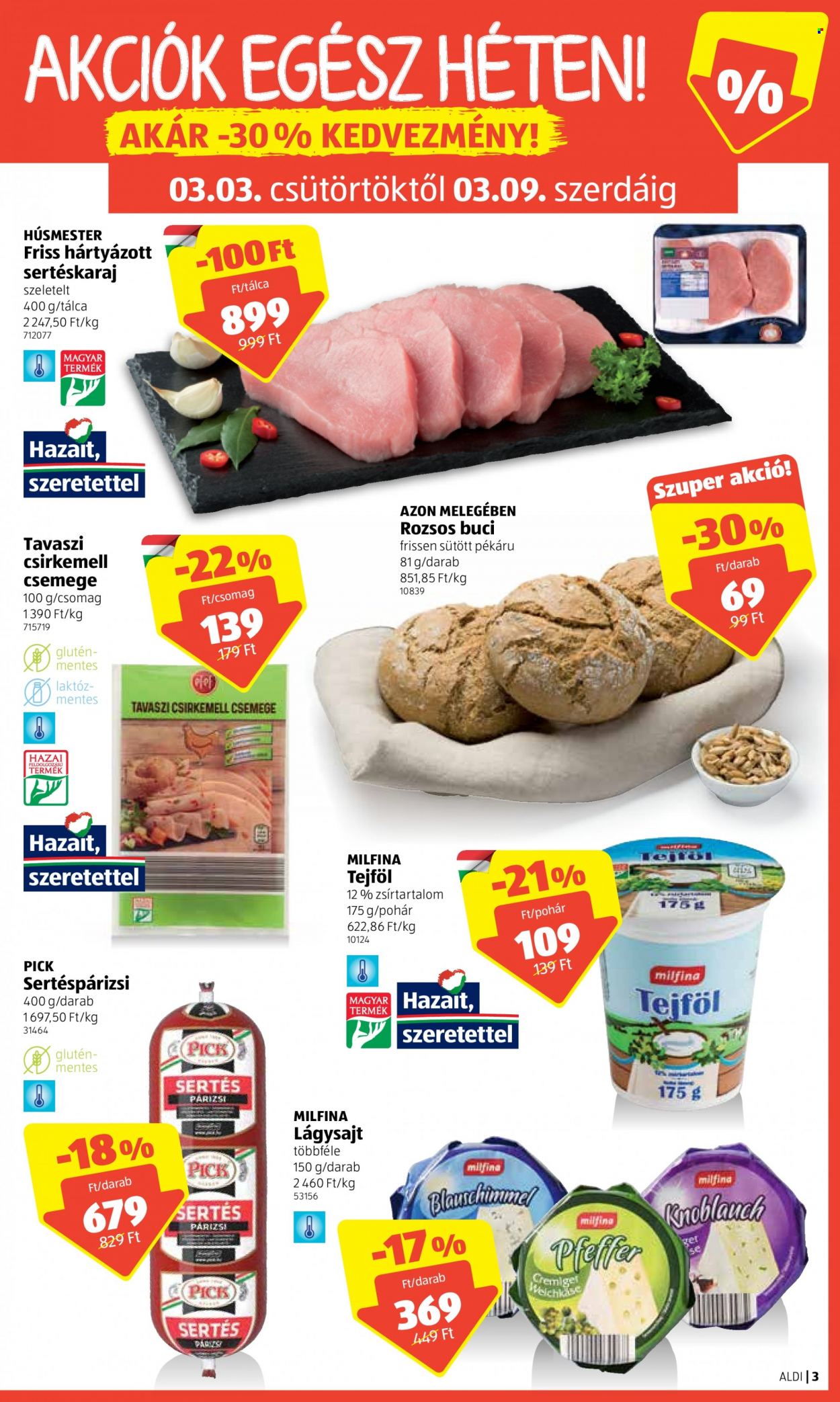 Aldi akciós újságok - 2022.03.03 - 2022.03.09. Oldal 3