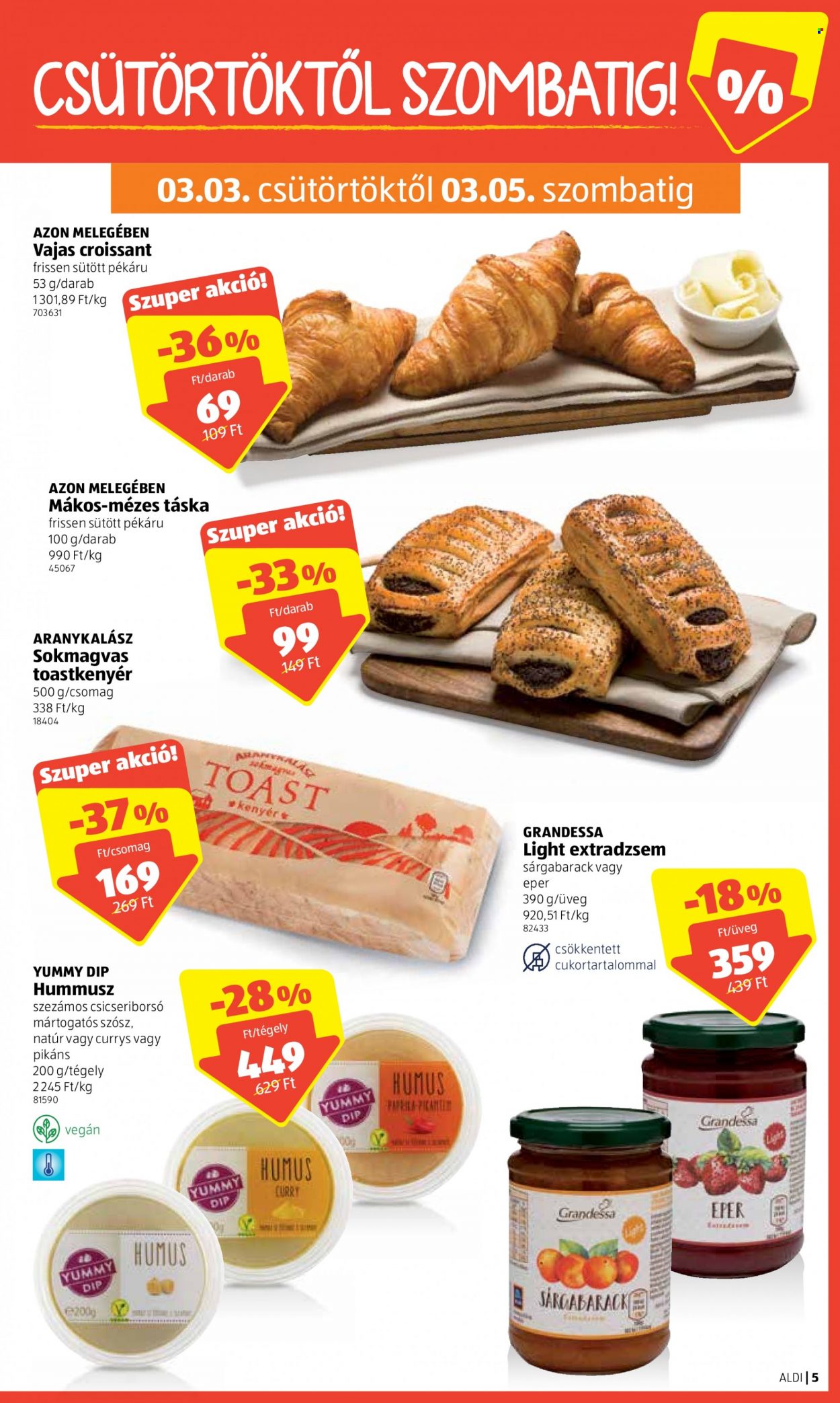 Aldi akciós újságok - 2022.03.03 - 2022.03.09. Oldal 5