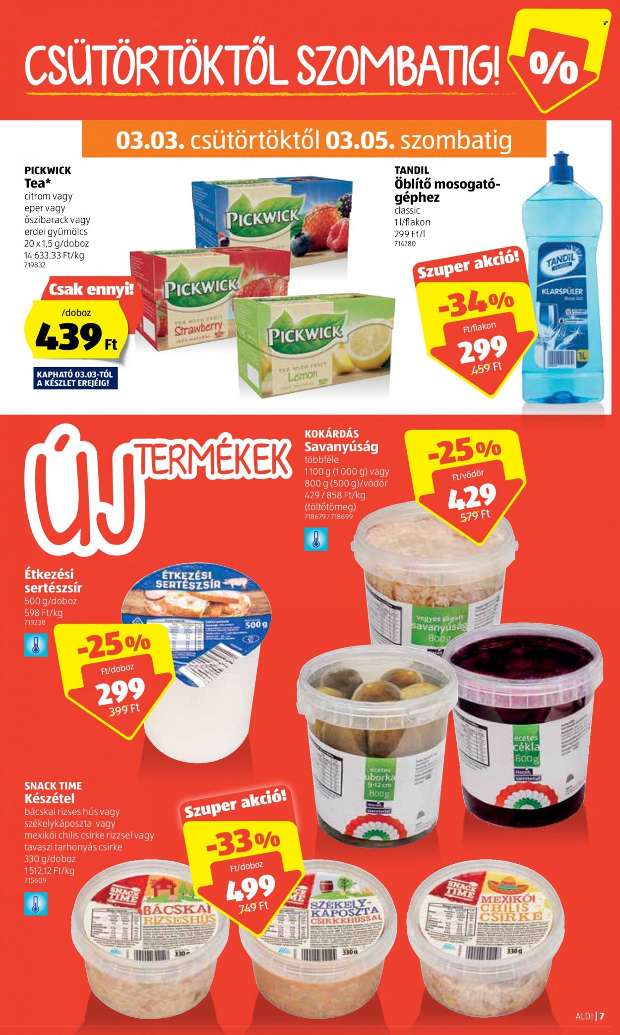 Aldi akciós újságok - 2022.03.03 - 2022.03.09. Oldal 7
