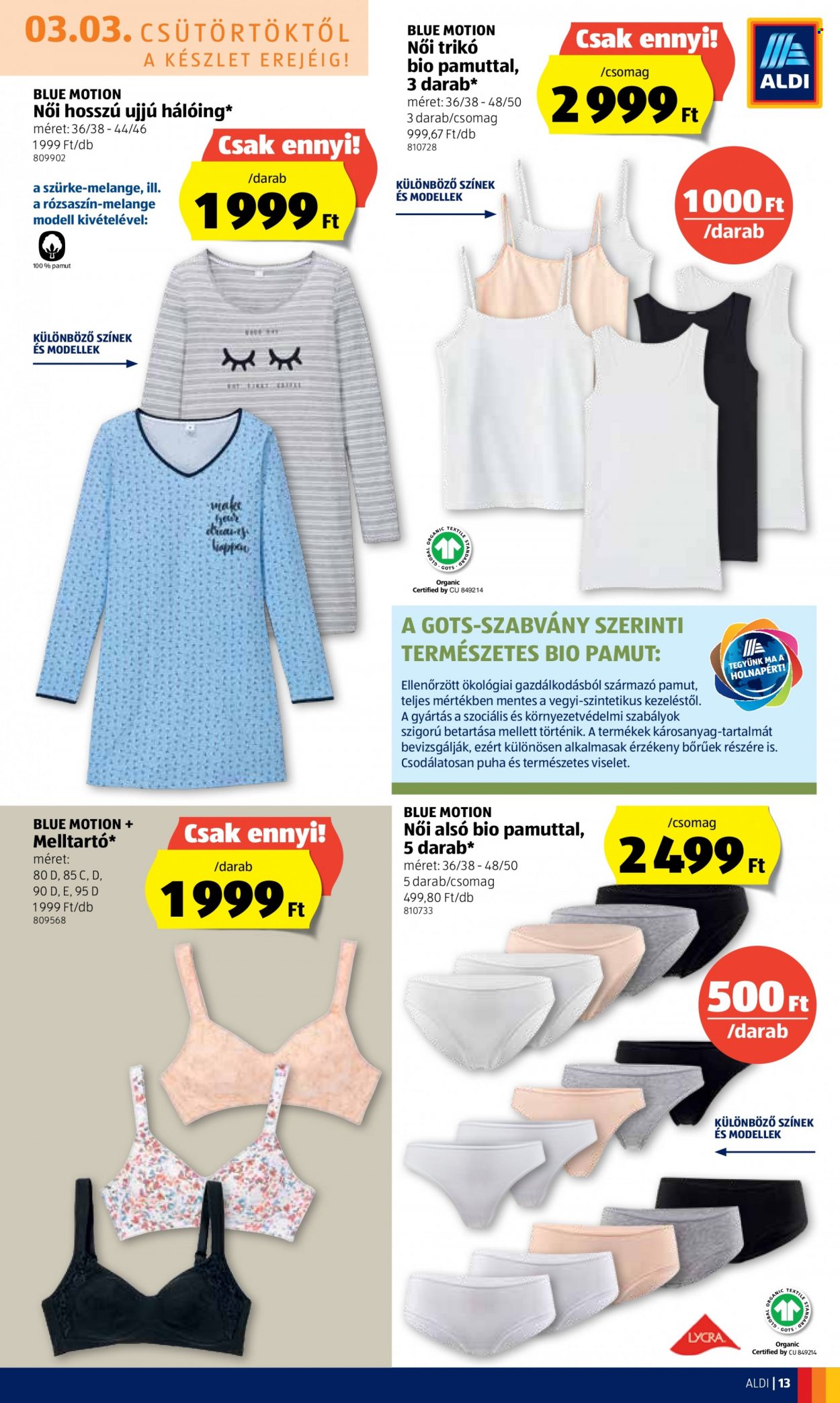 Aldi akciós újságok - 2022.03.03 - 2022.03.09. Oldal 13