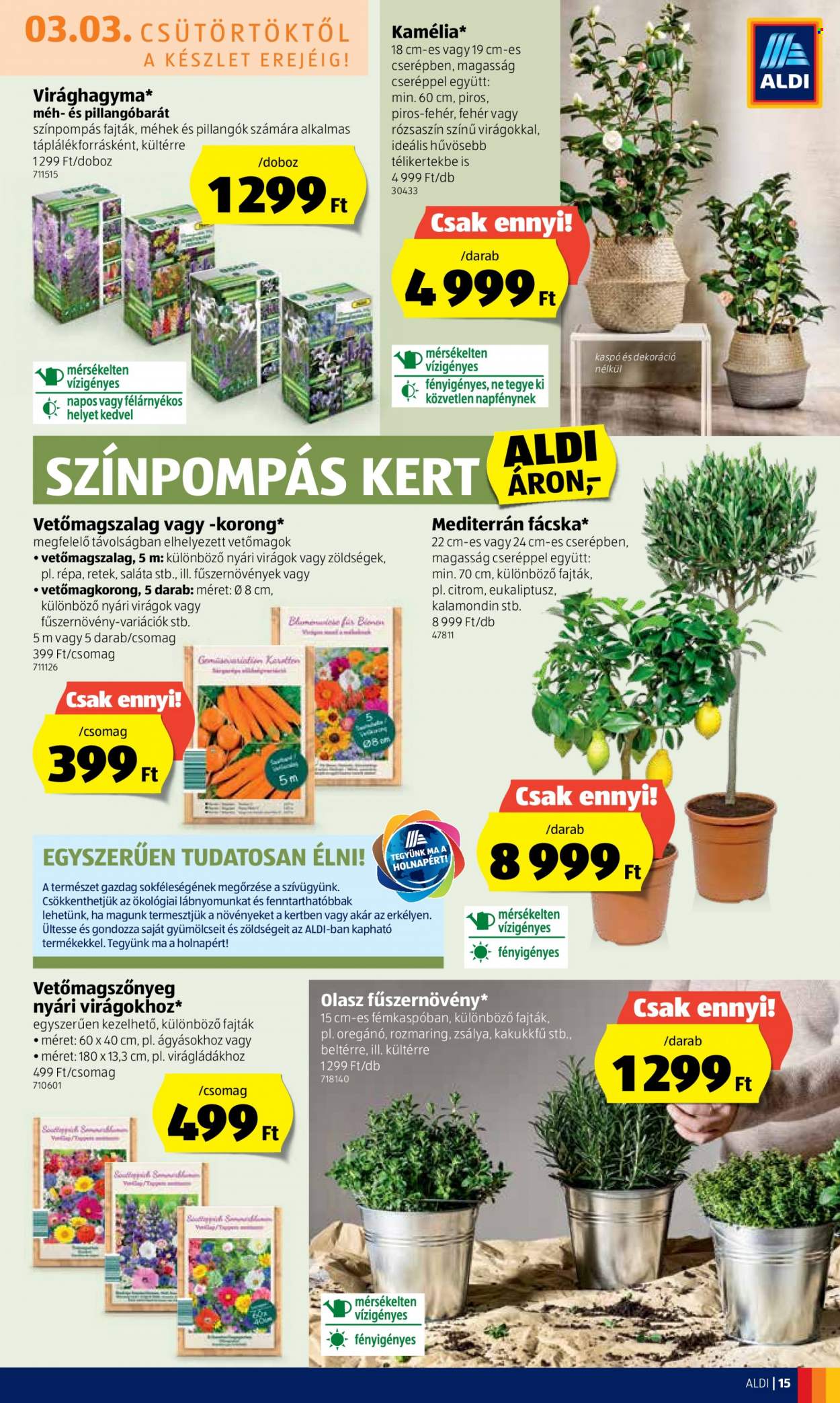Aldi akciós újságok - 2022.03.03 - 2022.03.09. Oldal 15