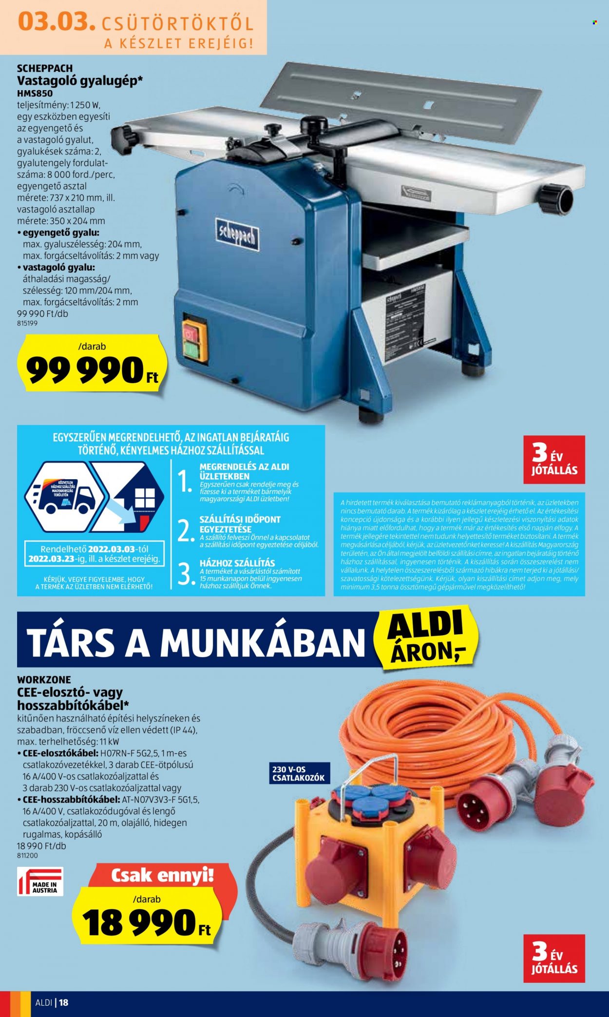 Aldi akciós újságok - 2022.03.03 - 2022.03.09. Oldal 18