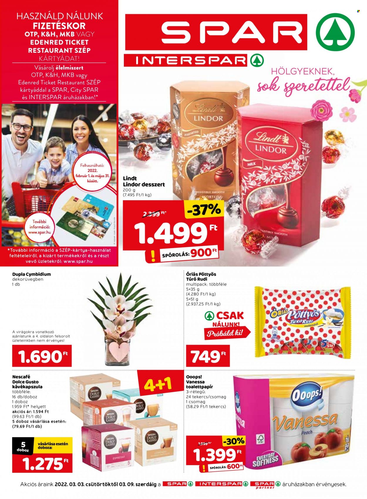 SPAR akciós újságok - 2022.03.03 - 2022.03.09. Oldal 1