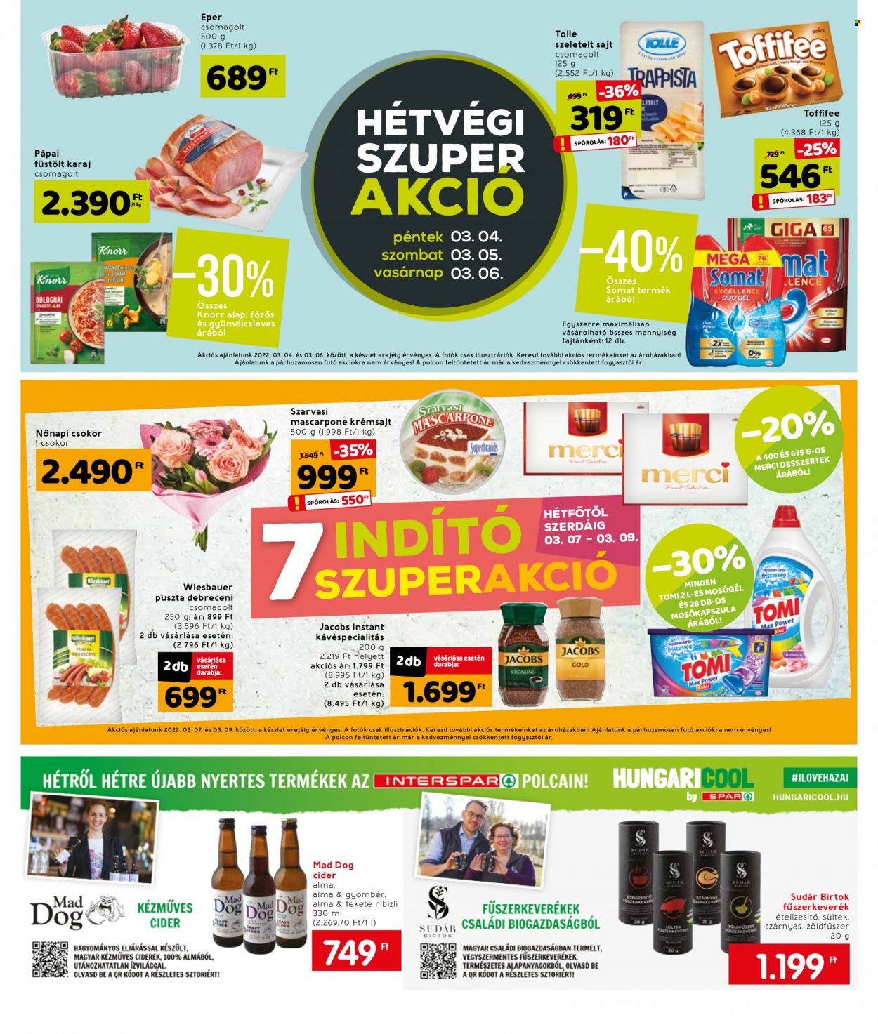 INTERSPAR akciós újságok - 2022.03.03 - 2022.03.09. Oldal 28